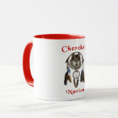 Indianeramerikaner Tasse (Vorderseite Links)