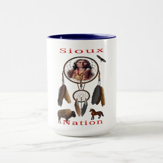Indianeramerikaner Tasse (Zentrum)
