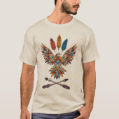 Indianeramerikaner Thunderbird - stolz indigen T-Shirt (Vorderseite)