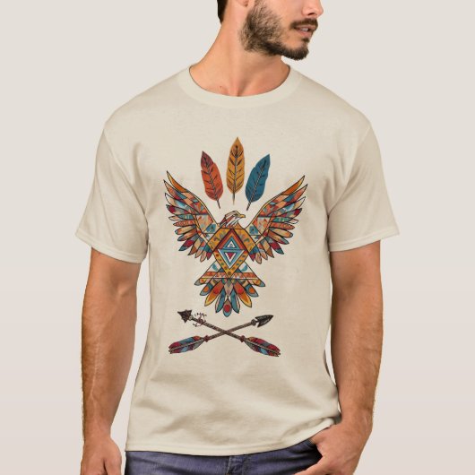 Indianeramerikaner Thunderbird - stolz indigen T-Shirt (Vorderseite)