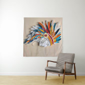 Indianeramerikaner Wandteppich (Beispiel (Horizontal))