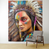 Indianeramerikaner Wandteppich (Beispiel)