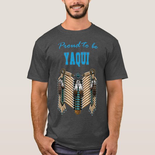 Indianeramerikaner Yaqui Breastplate T-Shirt (Vorderseite)