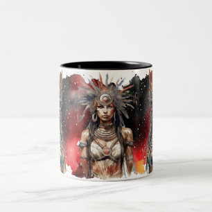 Indianeramerikaner Zweifarbige Tasse