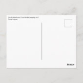 Indianeramerikanisch Rotes Schwarzes Haida Art Wee Postkarte (Rückseite)