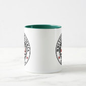 Indianeramerikanisch Rotes Schwarzes Haida Art Wee Tasse (Zentrum)