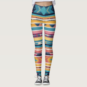 Indianeramerikanischer Abstrakt Tribut S13 Leggings