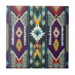 Indianeramerikanischer Abstrakt Tribut S9 Fliese