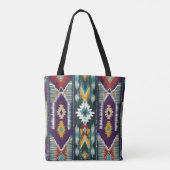 Indianeramerikanischer Abstrakt Tribut S9 Tasche (Rückseite)