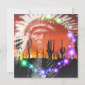 Indianeramerikanischer Ghost-Tanz Karte (Rückseite)