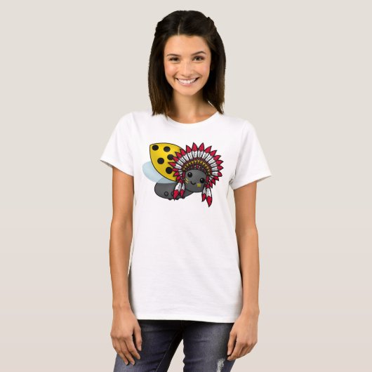 Indianeramerikanischer Ladybug-T - Shirt (Vorne ganz)