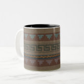 Indianeramerikanischer Southwestern Style Tasse (Vorderseite Links)