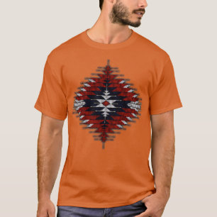 Indianeramerikanischer SüdwestenStyle RedBlack Sun T-Shirt