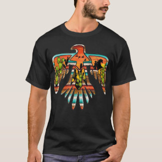 Indianeramerikanischer Thunderbird-Western Sunset  T-Shirt