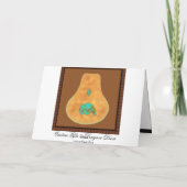 Indianeramerikanischer Zuni-Bär Dankeskarte (Rückseite)