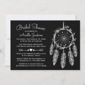 Indianeramerikanisches Brautparty Einladung (Vorderseite)