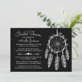 Indianeramerikanisches Brautparty Einladung (Stehend Vorderseite)