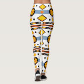 Indianeramerikanisches Sun-Muster Leggings (Rückseite)