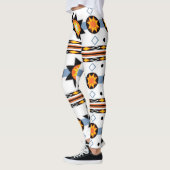 Indianeramerikanisches Sun-Muster Leggings (Links)