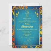 IndianerBaby "Annaprashan" Einladung (Vorderseite)