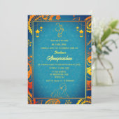 IndianerBaby "Annaprashan" Einladung (Stehend Vorderseite)