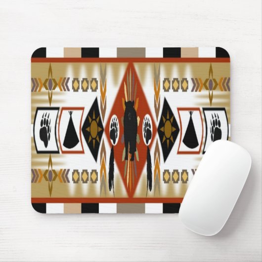 Indianerbär Clan Mousepad (Mit Mouse)