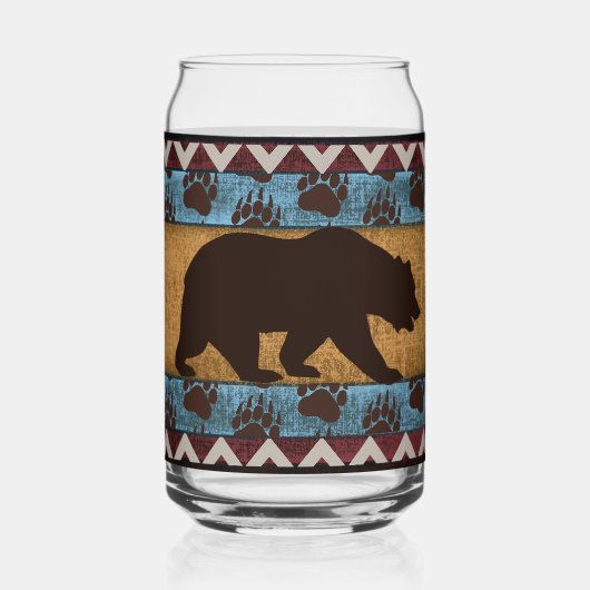 Indianerbär Dosenglas (Vorderseite)