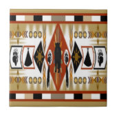 Indianerbär Fliese (Vorderseite)