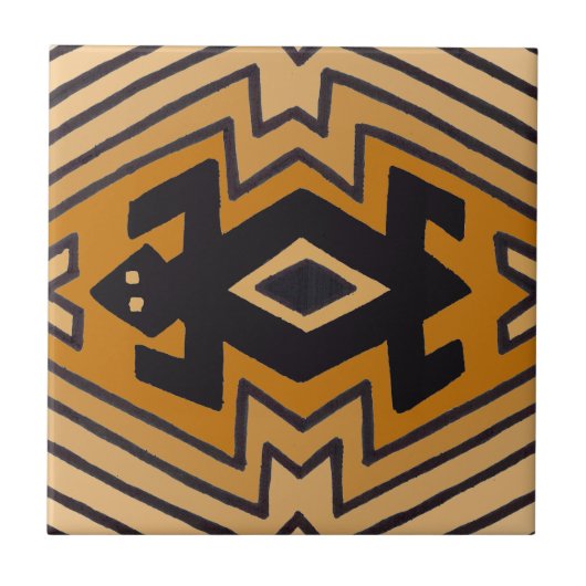 Indianerbär Fliese (Vorderseite)