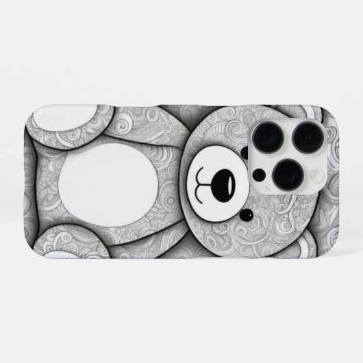 Indianerbär iPhone Hülle (Rückseite (Horizontal))