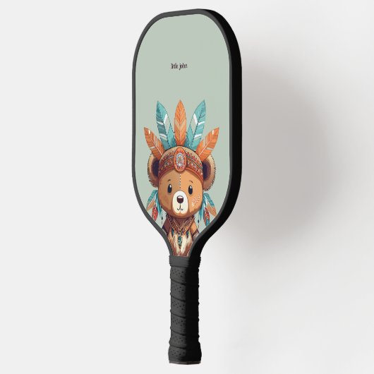 Indianerbär Pickleball Schläger (Links)