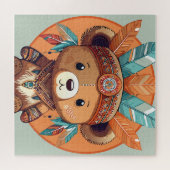 Indianerbär Puzzle (Horizontal)
