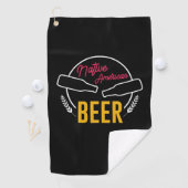 Indianerbier Golfhandtuch (Insitu)