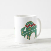 Indianerbison, grün kaffeetasse (VorderseiteRechts)