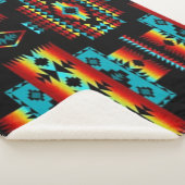 Indianerblanket Sherpadecke (3/4)