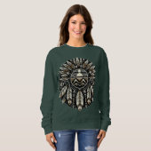 Indianerdesign Sweatshirt (Vorne ganz)