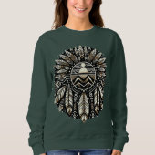 Indianerdesign Sweatshirt (Vorderseite)
