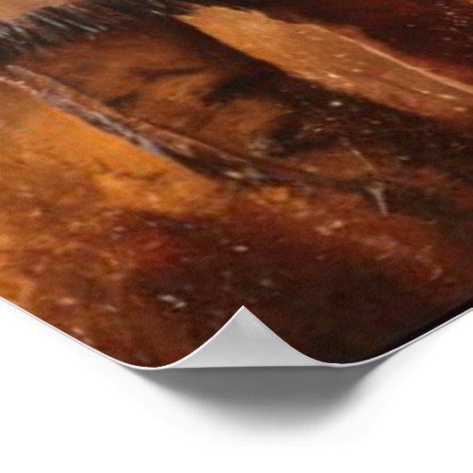 Indianerdrucke, Werteplakatpapier (Matte) Poster (Ecke)