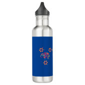 Indianerelefant Diwali mandala Edelstahlflasche (Links)
