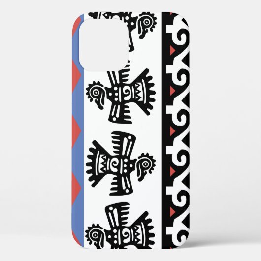 Indianerethnische Illustration Case-Mate iPhone Hülle (Rückseite)
