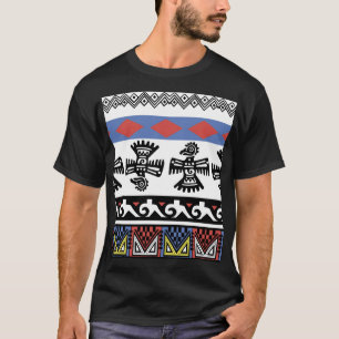 Indianerethnische Illustration T-Shirt