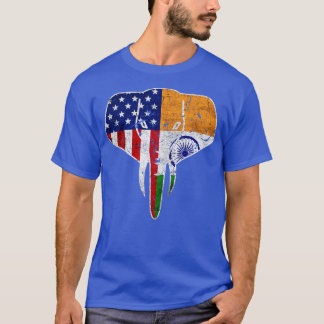 Indianerfahne Indien Elephant T-Shirt