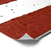 Indianerfahnenposter der Vintagen amerikanischen F Poster (Ecke)