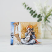 Indianerfarben Postkarte (Stehend Vorderseite)