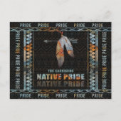 Indianerfeather Retro Arrow Pos Postkarte (Vorderseite)