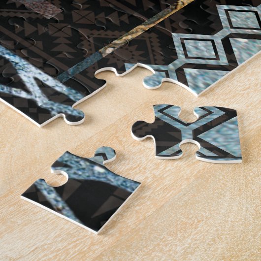 Indianerfeather Retro-Arrow Puzzle (Seite)