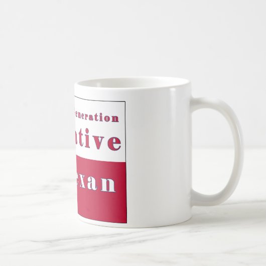 Indianerflagge der 4. Generation Kaffeetasse (Rechts)