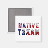 Indianerflagge Magnet (Vorderseite/Rückseite)