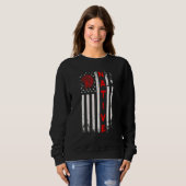 Indianerflagge  Native American Sweatshirt (Vorne ganz)
