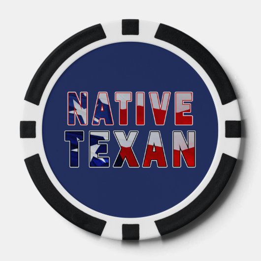 Indianerflagge Pokerchips (Vorderseite)